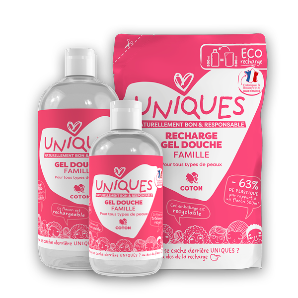 Pack produits UNIQUES parfum coton