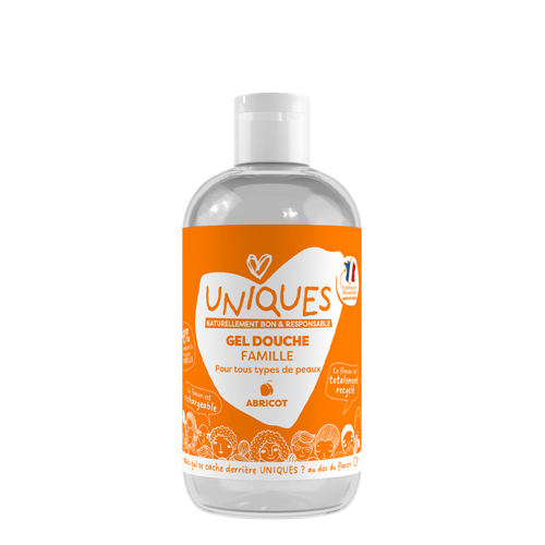 Gel douche UNIQUES 250ml parfum Abricot