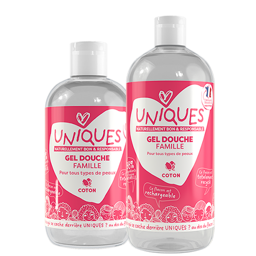 Gel douche parfum coton