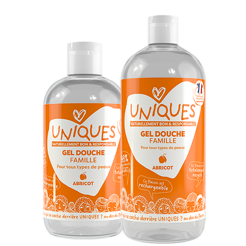 Gel douche UNIQUES abricot
