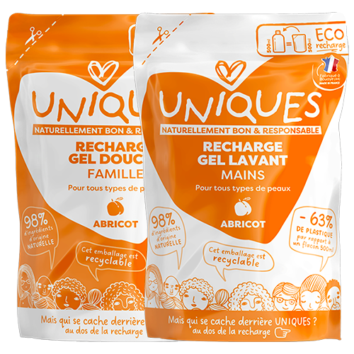 Recharge UNIQUES abricot